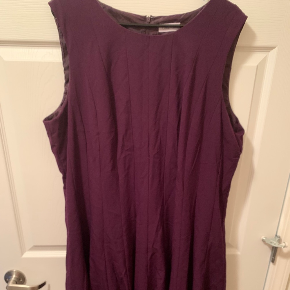 Plus size sleeveless Calvin Klein dress